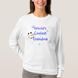 CAMISETA COOLEST GRANDMA SNOWMAN T-SHIRT