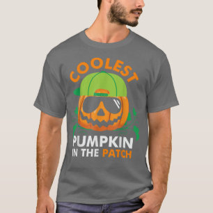 Camiseta coolest pumpkin in the patch halloween boys girls 