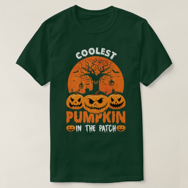 Camiseta Coolest pumpkin in the patch Halloween quote251 (Diseño del anverso)