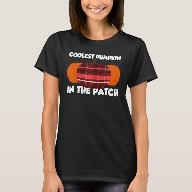 Camiseta Coolest Pumpkin In The Patch Thanksgiving Pumpkin  (Anverso)