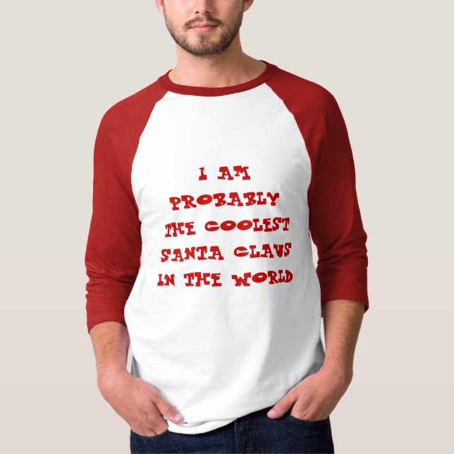 Camiseta Coolest santa claus (Anverso)