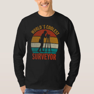 Camiseta Coolest Surveyor Survey Worlds Retro Style Car