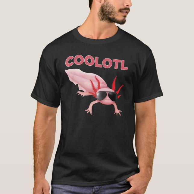 Camiseta Coolotl Guay Axolotl Pink Salamander Kids Mom Dad (Anverso)