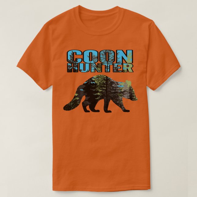 Camiseta Coon Hunter Night Life Treed Life Raccoon Hunti (Diseño del anverso)