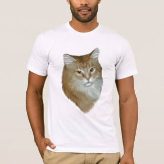 Camiseta Coon rojo de Maine del Tabby