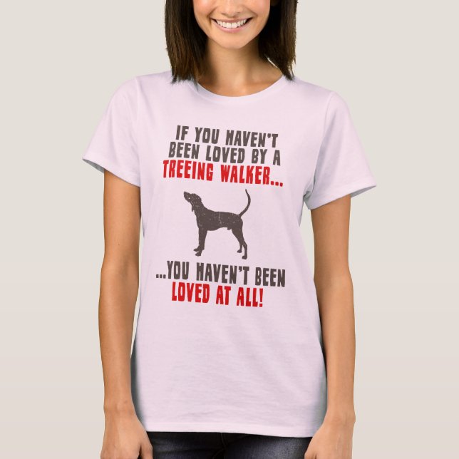 Camiseta Coonhound del caminante de Treeing (Anverso)