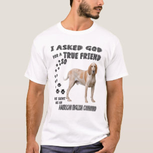 Camiseta Coonhound Inglés Estadounidense Cita A Mamá Papá I