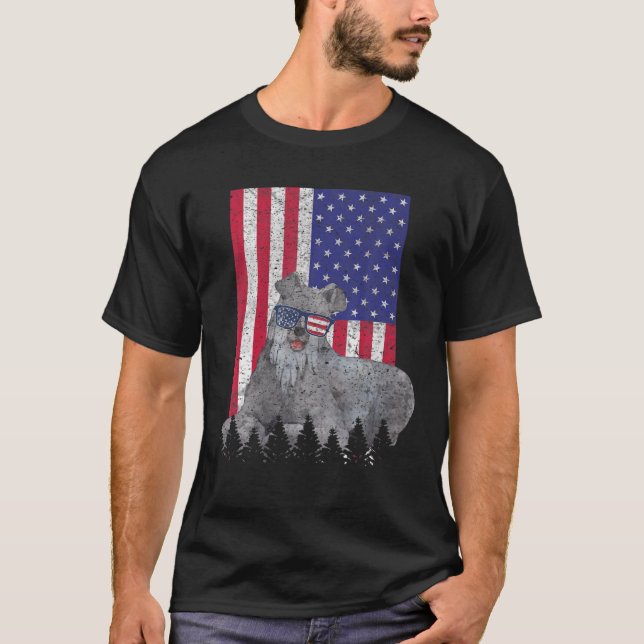 Camiseta Coonhound Patriotic Dog EEUU Orgullo americano (Anverso)