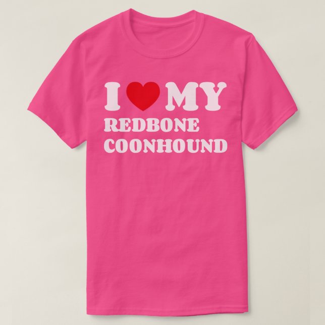 Camiseta Coonhound Redbone (Diseño del anverso)