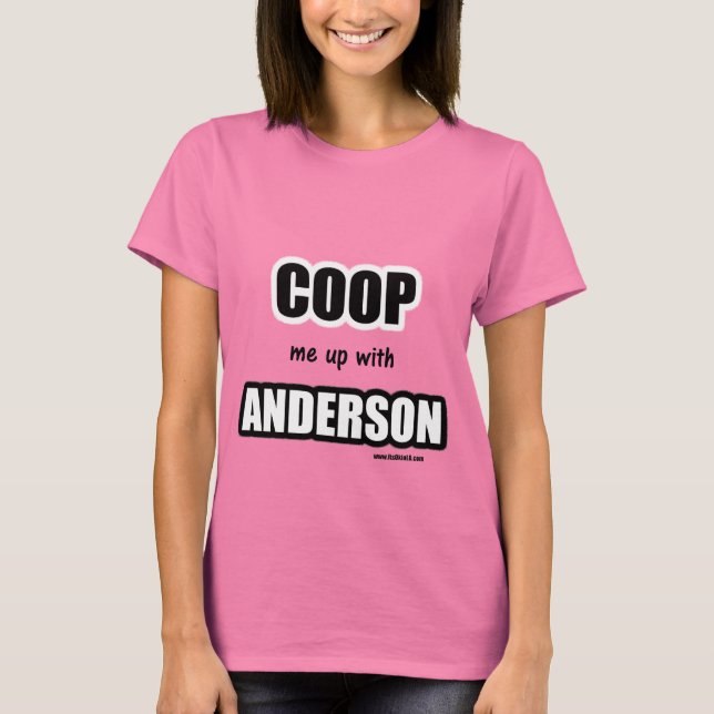 Camiseta Coop me up con Anderson (Anverso)