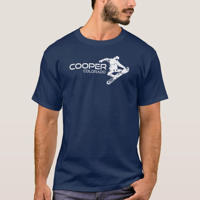 Camiseta Cooper Colorado Snowboarder (Anverso)