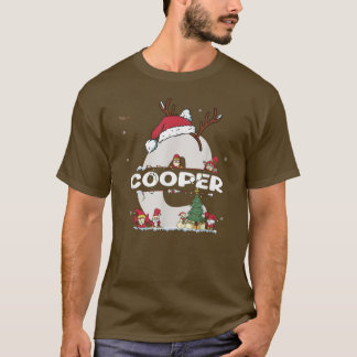 Camiseta Cooper Navidades Shirt w Cooper Nombre para divert