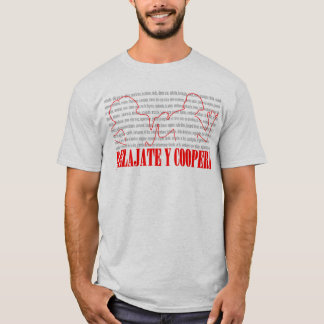 Camiseta coopera del relajate y