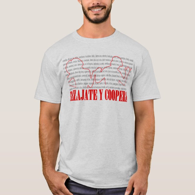 Camiseta coopera del relajate y (Anverso)