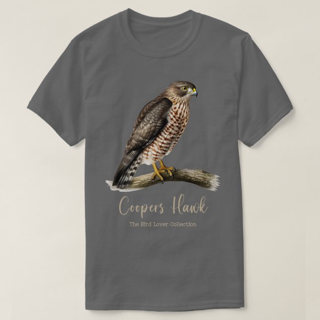 Camiseta Coopers Hawk The Bird Lover Collection TShirt 1 (Diseño del anverso)