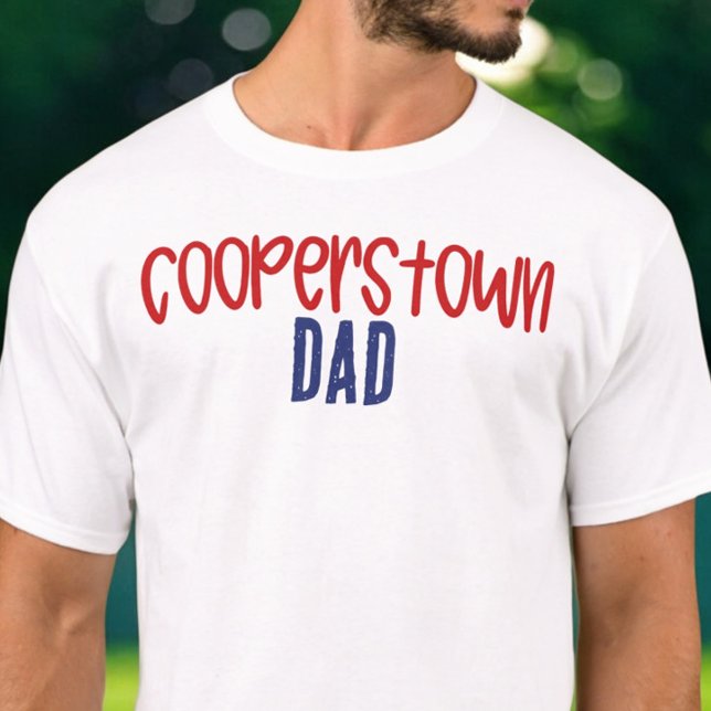 Camiseta Cooperstown Dad Daddy Baseball Tournament  T-Shirt (Subido por el creador)