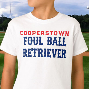 Camiseta Cooperstown Foul Ball Recuperando Béisbol Parentes