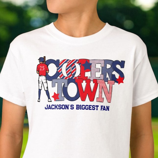 Camiseta Cooperstown Hermano Patriótico Béisbol (Subido por el creador)