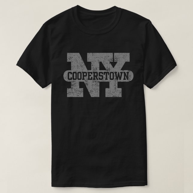 Camiseta Cooperstown New York (Diseño del anverso)