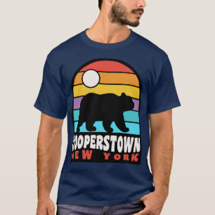 Camiseta Cooperstown New York Bear Retro Sunset