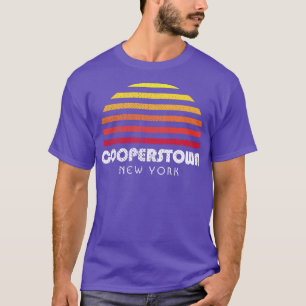 Camiseta Cooperstown New York Vacation Retro Sunset