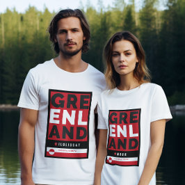 Camiseta Coordenada de destino del Ártico de Ilulissat de G