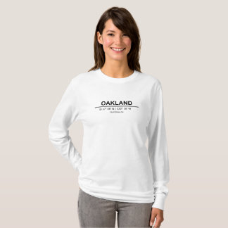 Camiseta Coordenadas Oakland