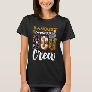 Camiseta Coordinador de Banquete Boo Crew Partido de Hallow