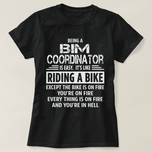 Camiseta Coordinador de BIM (Diseño del anverso)