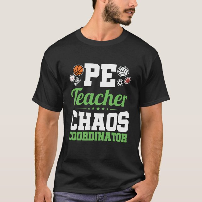 Camiseta Coordinador de caos de profesores de PE (Anverso)