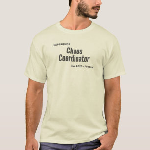 Camiseta Coordinador de Caos - Regalo Perfecto para Padres