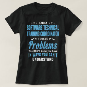 Camiseta Coordinador de capacitación técnica de software
