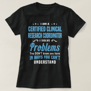 Camiseta Coordinador de Investigación Clínica Certificado