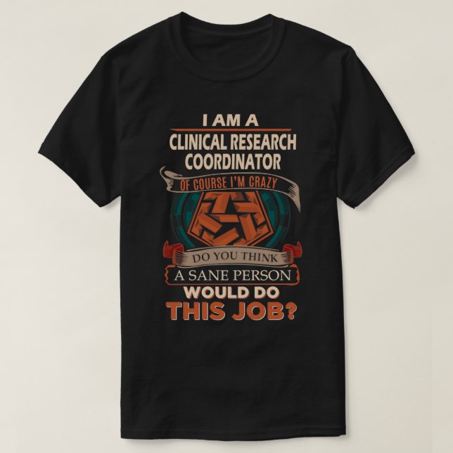 Camiseta Coordinador de Investigaciones Clínicas Sane Perso (Diseño del anverso)