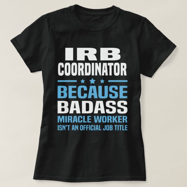 Camiseta Coordinador de IRB (Diseño del anverso)