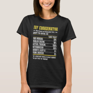 Camiseta Coordinador de IVF en fertilización in vitro Nutri