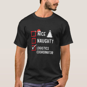 Camiseta Coordinador de Logística de Navidad Bonito Travies