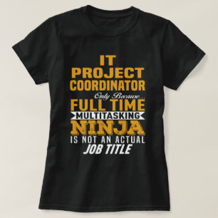 Camiseta Coordinador de proyectos de TI