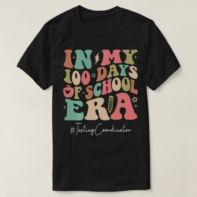 Camiseta Coordinador De Pruebas Feliz Día 100 del Funn Esco (Diseño del anverso)