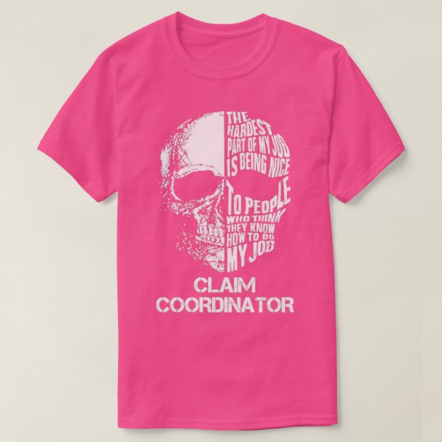 Camiseta Coordinador de reclamaciones (Diseño del anverso)