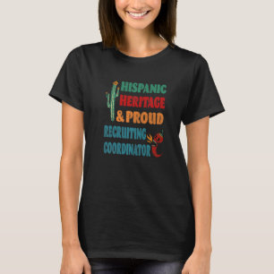 Camiseta Coordinador de reclutamiento orgulloso y de herenc