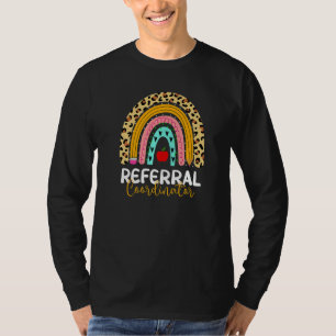 Camiseta Coordinador de Referidos Leopard Rainbow Healthcar