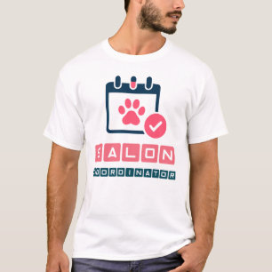 Camiseta ✂️ Coordinador de Salón de Mascotas Equipo de Aseo