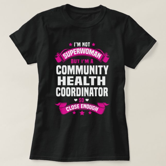 Camiseta Coordinador de Salud Comunitaria (Diseño del anverso)