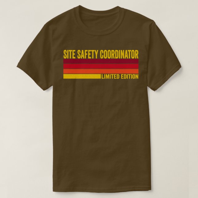 Camiseta Coordinador de Seguridad del Sitio (Diseño del anverso)