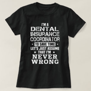 Camiseta Coordinador de seguros dentales