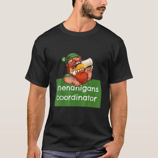 Camiseta Coordinador de Shenanigans Día de los Patrocinador (Anverso)