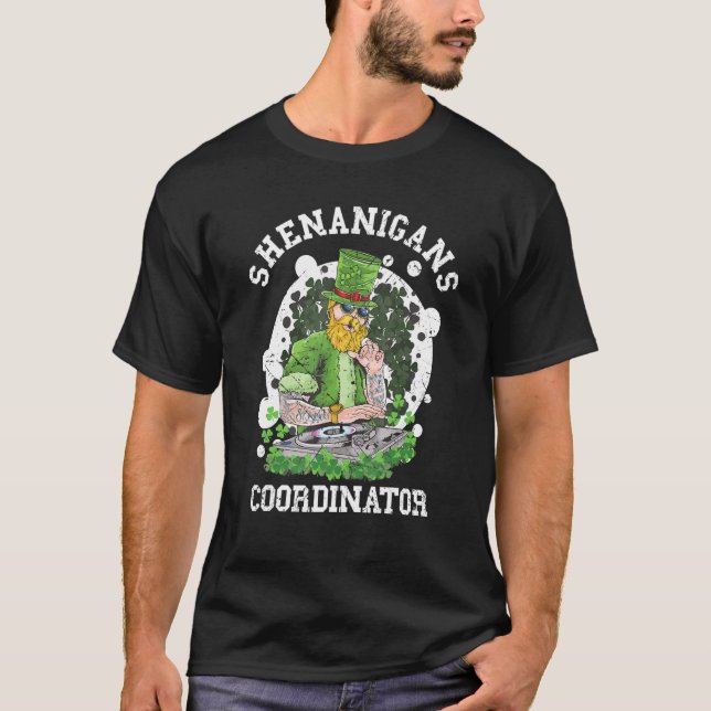 Camiseta Coordinador de Shenanigans Funny Guay St Patrick S (Anverso)