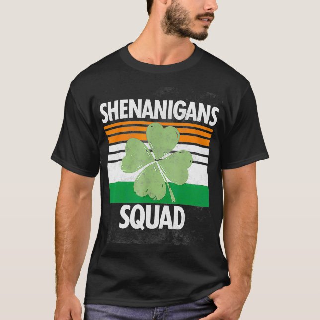 Camiseta Coordinador de Shenanigans Funny St Patricks Day T (Anverso)