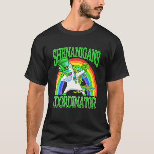 Camiseta Coordinador de Shenanigans, máscara de unicornio,